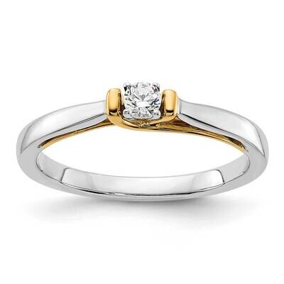 Si1/Si2, G H I, Petite Engagement Ring 14k Gold Lab Grown Diamond RM7269E-012-WYLG, MPN: RM7269E-01…