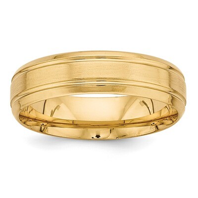 Yellow Gold Heavy Comfort Fit Fancy Band 14k Gold YB103, MPN: YB103, 886774517711