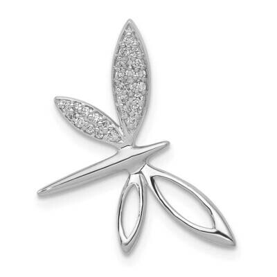 DragoNFLy Chain Slide 14k White Gold Diamond PM5215-010-WA, MPN: PM5215-010-WA, 818050010890