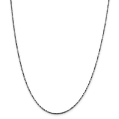 18 Inch 1.4mm Franco Chain 14k white Gold WFRA045-18, MPN: WFRA045-18, 883957212050