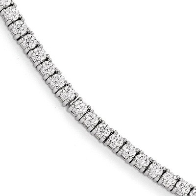 CZ 7 Inch Bracelet Sterling Silver Rhodium-plated QG3489-7, MPN: QG3489-7, 886774298467