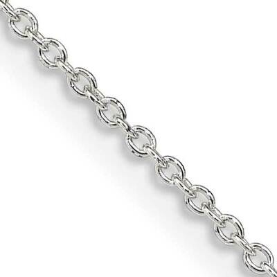 1.25mm Cable Chain with 2 Inch Ext. 18 Inch Sterling Silver QCL035E-18, MPN: QCL035E-18, 1911017694…