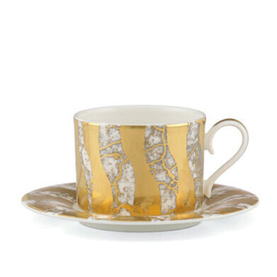 Michael Wainwright Tempio Luna Gold Cup &amp; Saucer, MPN: 844841, 878686013092
