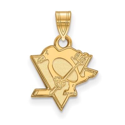 Pittsburh Penguins Small Pendant Gold-plated Silver GP002PEN, MPN: GP002PEN, 886774740782