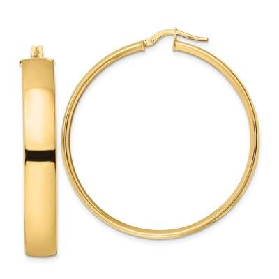 Hoop Earrings 14k Gold Polished TF1992, MPN: TF1992, 883957985275