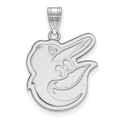 Baltimore Orioles Large Pendant 14k White Gold 4W014ORI, MPN: 4W014ORI, 886774840109