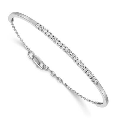 SI1/SI2 G H I Bangle Bracelet 14k White Gold Lab Grown Diamond BM3726-075-WLG, MPN: BM3726-075-WLG,…