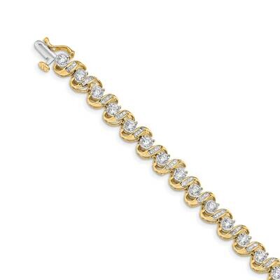 Bracelet 14k Gold Diamond BM4647-300-YA, MPN: BM4647-300-YA, 883957424439
