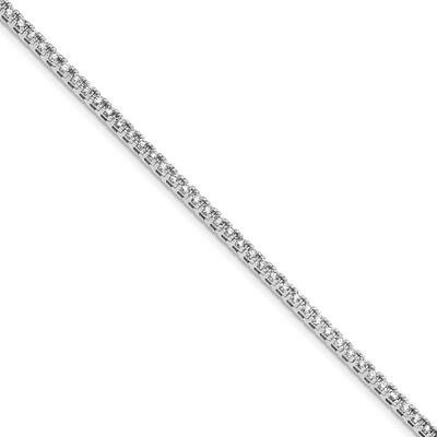3.00ctw. Near Colorless Moissanite 4 Prong Tennis Bracelet 14k White Gold X732WMT, MPN: X732WMT, 19…