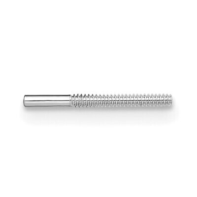 Threaded Earring Post 14k White Gold WG675, MPN: WG675,