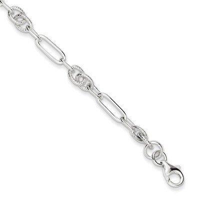 7.5 Inch Bracelet Sterling Silver QG2218-7.5, MPN: QG2218-7.5, 191101295294