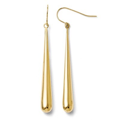 Leslie&#39;s Polished Shepherd Hook Earrings - 14k Gold HB-42Q, MPN: 42Q, 886774639031