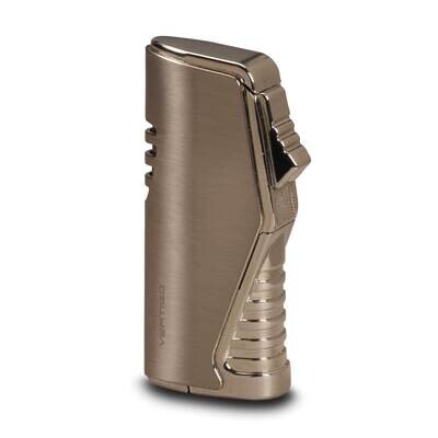 Atlas Triple Flame Lighter with Fold-out Punch Nickel GM23327, MPN: GM23327, 894236018645