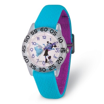 Disney Kids Vampirina &amp; Demi Blue Strap Acrylic Time Teacher Watch  XWA5792, MPN: XWA5792, 84288510…