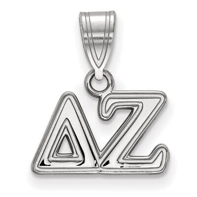 Delta Zeta Medium Pendant Sterling Silver SS003DZ, MPN: SS003DZ, 886774598840