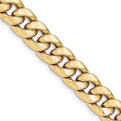 9 Inch Hollow Miami Cuban Chain 14k Gold BC158-9, MPN: BC158-9, 886774540368