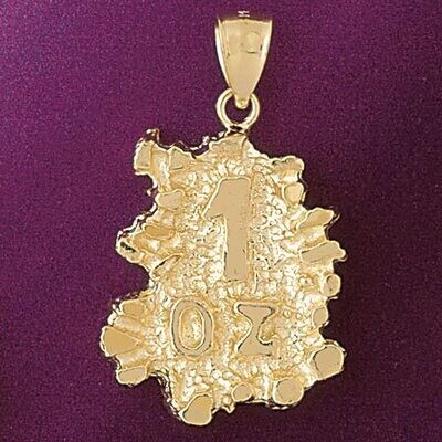 Dazzlers Jewelry Nuggets Pendant Necklace Charm Bracelet in Yellow, White or Rose Gold 5765, MPN: D…