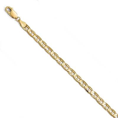 Leslie&#39;s 4.5mm Concave Anchor Chain 8 Inch 14k Gold HB-1316-8, MPN: 1316-8, 191101849510