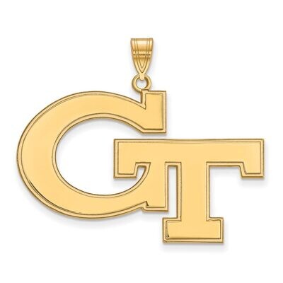 Georgia Institute of Technology x-Large Pendant 10k Yellow Gold 1Y005GT, MPN: 1Y005GT, 886774802619