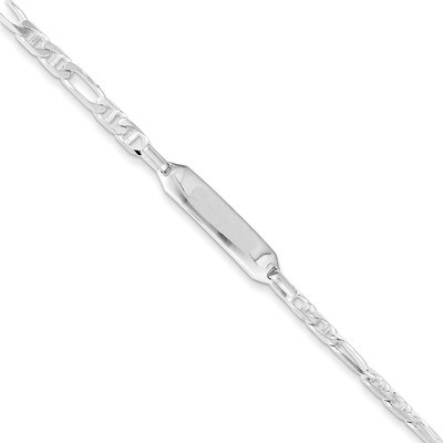 Engravable Childrens ID Anchor Link Bracelet Sterling Silver QID58-6, MPN: QID58-6, 883957569710