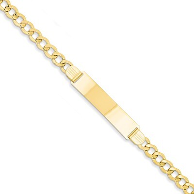 Curb Link 5.9mm ID Bracelet 8 Inch 14k Gold DCID111-8, MPN: DCID111-8, 886774989631