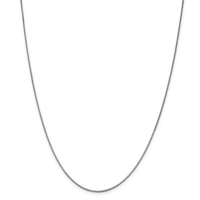 30 Inch 1.05mm Box Chain 14k white Gold WLB105-30, MPN: WLB105-30, 886774590929