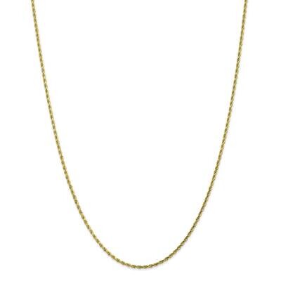 1.75mm Diamond-Cut Rope Chain Anklet 10 Inch 10k Gold 10K014-10, MPN: 10K014-10, 191101567995