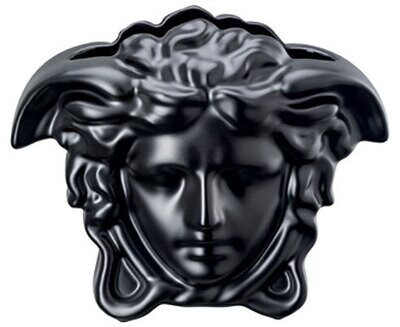 Versace Medusa Grande Vase Black 6 Inch, MPN: 14493-105000-26015, 790955110496