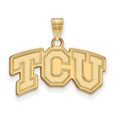 Texas Christian University Small Pendant 14k Yellow Gold 4Y002TCU, MPN: 4Y002TCU, 886774859316