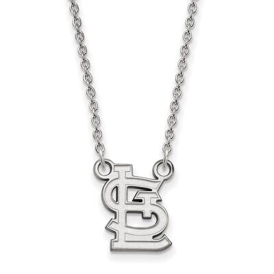 St. Louis Cardinals Small Pendant with Necklace Sterling Silver SS052CRD-18, MPN: SS052CRD-18, 8867…