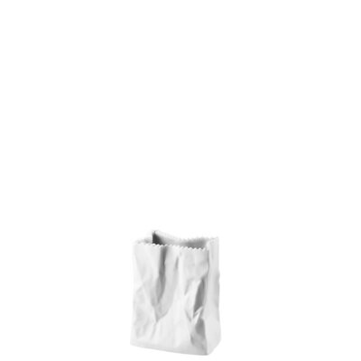 Rosenthal Bag Vase Vase White Matte 4 Inch, MPN: 14146-100102-29426, 790955151413