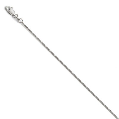 Leslie&#39;s 1mm Wheat Chain 9 Inch - 10k White Gold HB-8202-9, MPN: 8202-9, 883957532004