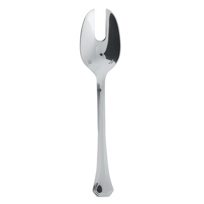 Sambonet deco salad serving fork 8 7/8 inch - silverplated on 18/10 stainless steel, MPN: 52703-47,…