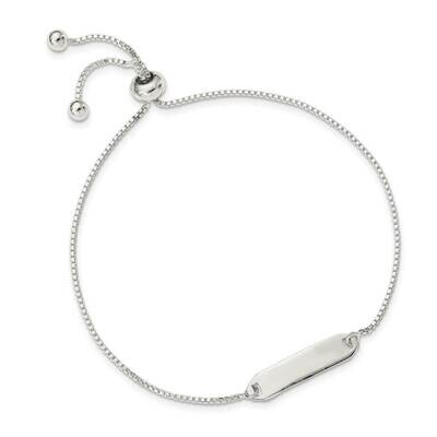 Bar Adjustable Bracelet Sterling Silver Polished QG4763, MPN: QG4763, 886774113760