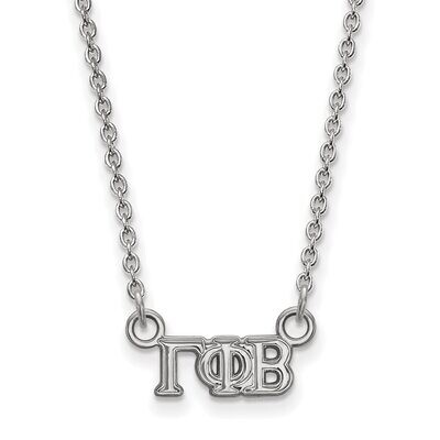 Gamma Phi Beta Extra Small Pendant with 18 Inch Chain Sterling Silver SS006GPB-18, MPN: SS006GPB-18…
