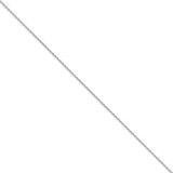 1.8mm Solid Diamond-cut Spiga Chain 18 Inch 14k White Gold PEN129-18, MPN: PEN129-18, 886774431208