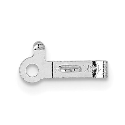 Replacement Tongue for Barrel Clasp 14k White Gold WG1810, MPN: WG1810,