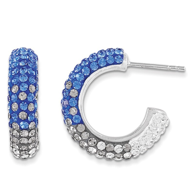 Seton Hall University Hoop Earrings Swarovski Elements CE3071-91