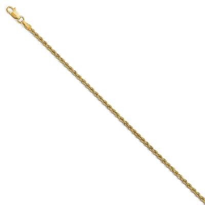 Leslie&#39;s 2.25mm Regular Rope Chain 8 Inch 14k Gold HB-7227-8, MPN: 7227-8, 191101849817