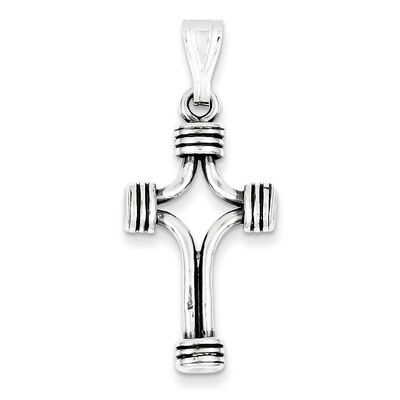 Cross Pendant Antiqued Sterling Silver QC3244, MPN: QC3244, 883957907895