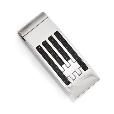 Polished Carbon Fiber Money clip - Stainless Steel SRM163 by Chisel, MPN: SRM163, 886774622453