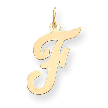 Initial F Charm 14k Gold Large Script  YC662F, MPN: YC662F, 886774137360