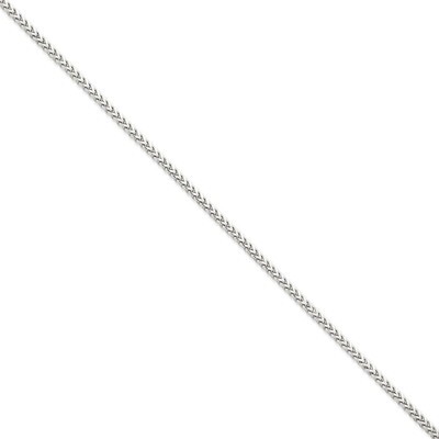 2.5mm Franco Chain 7 Inch 14k White Gold WFRA080-7, MPN: WFRA080-7, 886774434704
