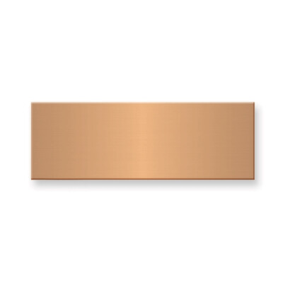 3/4 x 2 1/8 Copper Alum Plates-Sets of 6  GL9788-CA, MPN: GL9788-CA,