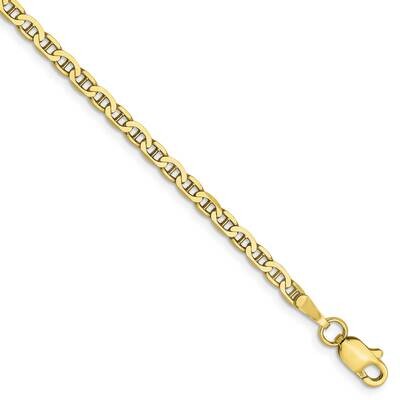 Leslie&#39;s 2.4mm Flat Anchor Chain 8 Inch 10k Gold HB-8219-8, MPN: 8219-8, 191101755859