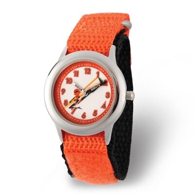 Disney Kids Incredibles 2 Mom Orange Nylon Band Time Teacher Watch  XWA5842, MPN: XWA5842, 84288510…