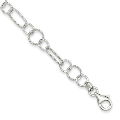 7.5 Inch Bracelet Sterling Silver QG2224-7.5, MPN: QG2224-7.5, 191101294686