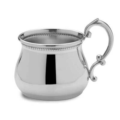 Beaded Baby Cup Pewter GP8925, MPN: GP8925, 781642003764
