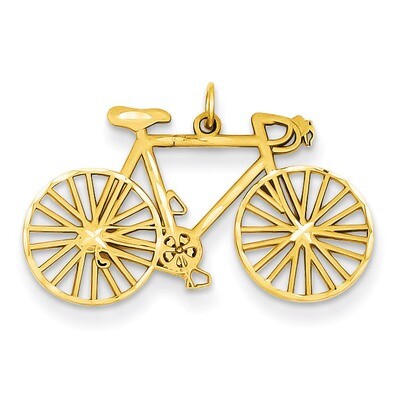 Bicycle Charm 14k Gold Polished M530, MPN: M530, 637218169047