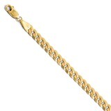 Leslie&#39;s 5.75mm Beveled Curb Chain 24 Inch - 14k Gold HB-7064-24, MPN: 7064-24, 886774542492